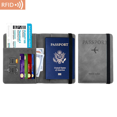 AMAZON PU PELLE BORSA PER PASSAPORTO RFID MULTI-FUNZIONALE PASSAPORTO TITOLO DEL PASSAPORTO TITOLO DEL PASSAPORTO