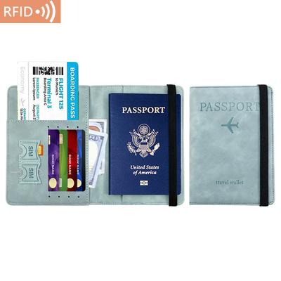 AMAZON PU PELLE BORSA PER PASSAPORTO RFID MULTI-FUNZIONALE PASSAPORTO TITOLO DEL PASSAPORTO TITOLO DEL PASSAPORTO