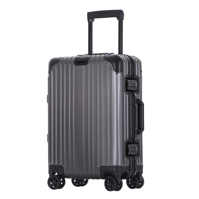 Valigia tutta in metallo valigia tutta in alluminio 20 pollici leghe di alluminio-magnesio scatola del carrello multi-ruote valigie in alluminio