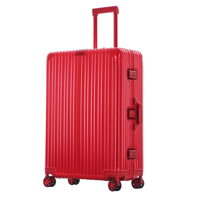 Valigia tutta in metallo valigia tutta in alluminio 20 pollici leghe di alluminio-magnesio scatola del carrello multi-ruote valigie in alluminio
