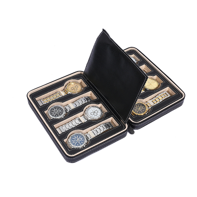 VINTAGE STYLE 8-BIT ELECTROMECHANICAL WATCH CASE Moda angoli arrotondati personalità display orologio borsa cerniera
