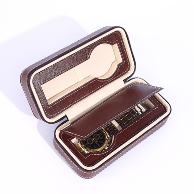VINTAGE STYLE 8-BIT ELECTROMECHANICAL WATCH CASE Moda angoli arrotondati personalità display orologio borsa cerniera