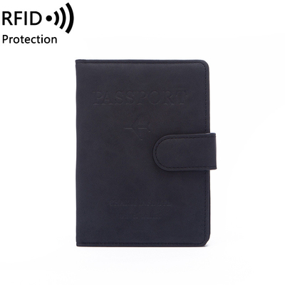 Antifurto NUOVO VIAGGIO PASSPORTO MULTIFUNZIONALE BILETTO DOCUMENTO PROTECZIONE Cassa RFID BUCKLE CARD BACK