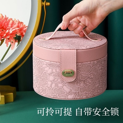 CASTELLA DI DECORAZIONE DI MANO DI STILLO CINESE CASTELLA DI GIOVELLI di alta qualità CASTELLA di gioielli di grande capacità impermeabile CASTELLA di gioielli portatili