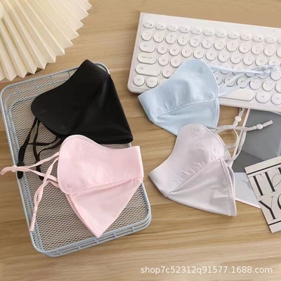 PROTECZIONE OCCULARIA DELLA SUMMER BURST ANGOLO GELLO SILK MASCACHE DI SOLE MASCACHE DI SOLE MASCACHE DI SOLE PROTECZIONE UV femminile MASCACHE di ombra sottile