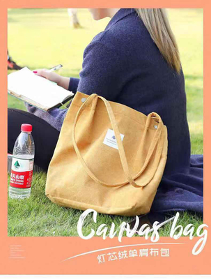 BORSA DI DONNE Semplice Moda CORDUROY BORSA CLASS CANVAS borsa spalla borsa campus crossbody borsa TOTE BORSA