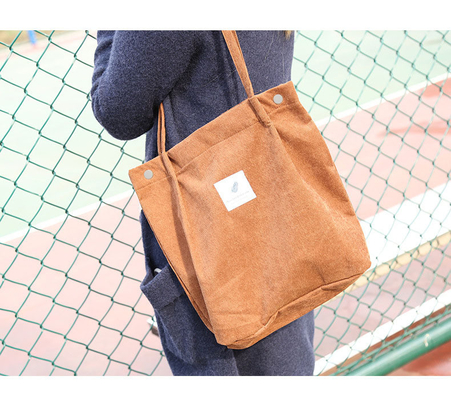 BORSA DI DONNE Semplice Moda CORDUROY BORSA CLASS CANVAS borsa spalla borsa campus crossbody borsa TOTE BORSA