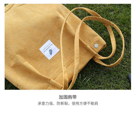 BORSA DI DONNE Semplice Moda CORDUROY BORSA CLASS CANVAS borsa spalla borsa campus crossbody borsa TOTE BORSA