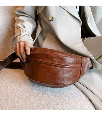 Borsa da petto unisex ultra leggera semplice colore massello Fanny pack brand borsa crossbody da uomo borsa da spalla