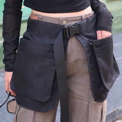 SPAZIO MULTIFUNZIONALE MULTIFUNZIONALE ZIPPER FANNY PACK SPORTI Cintura di moda grembiule cintura sigillo cintura sospesa borsa di stoccaggio