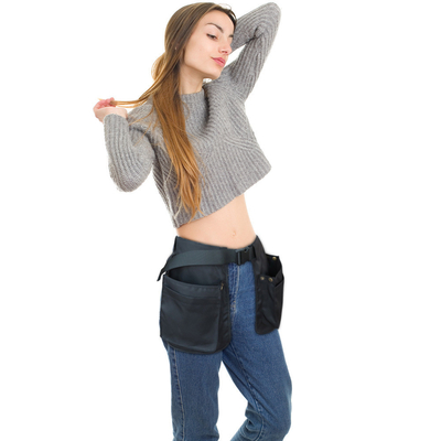 SPAZIO MULTIFUNZIONALE MULTIFUNZIONALE ZIPPER FANNY PACK SPORTI Cintura di moda grembiule cintura sigillo cintura sospesa borsa di stoccaggio