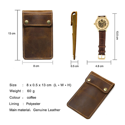 BORDERE TRANSFONDERALE RETRO PELLE DI CAVALLO CRAZIO BORSA DI ORologio CONVENZIONALE PELLE CREATIVA BORSA DI OROLOGIO