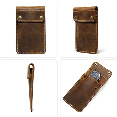 BORDERE TRANSFONDERALE RETRO PELLE DI CAVALLO CRAZIO BORSA DI ORologio CONVENZIONALE PELLE CREATIVA BORSA DI OROLOGIO