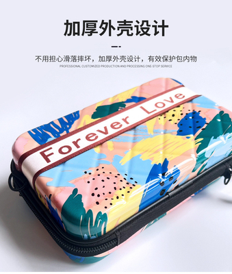 ASB+PC MATERIALE PORTABLE SHELL HARD MAKEUP BORSA UN'OSTRELLA BORSA PORTABLE DI STORAZIONE con scatola regalo a mano FESTIVALE RACCONTRO ANNILE