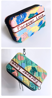 ASB+PC MATERIALE PORTABLE SHELL HARD MAKEUP BORSA UN'OSTRELLA BORSA PORTABLE DI STORAZIONE con scatola regalo a mano FESTIVALE RACCONTRO ANNILE