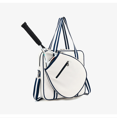 TENNIS TASCO MAND BILL SCHOLLA Crossbody BADMINTON TASCO MULTIFUNZIONALE RACKETTI UOMO E DONNA con righe