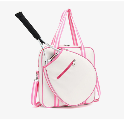TENNIS TASCO MAND BILL SCHOLLA Crossbody BADMINTON TASCO MULTIFUNZIONALE RACKETTI UOMO E DONNA con righe