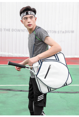 TENNIS TASCO MAND BILL SCHOLLA Crossbody BADMINTON TASCO MULTIFUNZIONALE RACKETTI UOMO E DONNA con righe