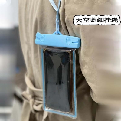 Telefono cellulare TASCHIA impermeabile CUTE GLOW-IN-THE-DARK Telefono cellulare TASCHIA DIFFETTING attrezzatura da nuoto touch screen telefono cellulare PROT