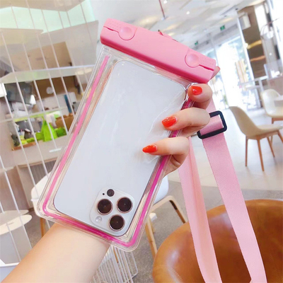 Telefono cellulare TASCHIA impermeabile CUTE GLOW-IN-THE-DARK Telefono cellulare TASCHIA DIFFETTING attrezzatura da nuoto touch screen telefono cellulare PROT