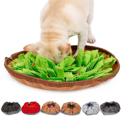 Cacheggiare il cibo addestramento per cani giocattoli per animali da compagnia esercizio fisico odore foraggio lento cibo spendere energia decompressione tappeto olfattivo
