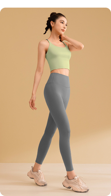 NOVO COLORE SOLIDO SPLICING Yoga abbigliamento veloce asciutto a prova di urti raccolta senza tracce bellezza retro sport fitness abbigliamento vasche