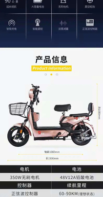 VEICOLO ELETTRICO NUOVO STANDARDO NAZIONALE VEICOLO ELETTRICO ESPORTO MODELLA DURABILE PORTABLE Bicicletta elettrica a due ruote