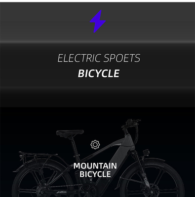 Elettronica Nuova bicicletta elettrica mountain bike adulto retro off-road velocità variabile amplificatore bicicletta elettrica