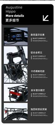 Elettronica Nuova bicicletta elettrica mountain bike adulto retro off-road velocità variabile amplificatore bicicletta elettrica