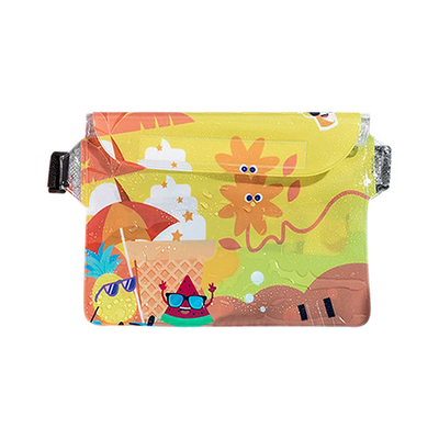 3 strati sigillati grande telefono cellulare impermeabile borsa oblique stradale nuotante impermeabile fanny pack PVC rafting mare all'aperto