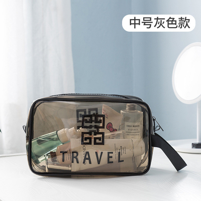 TASCHETTA di deposito in PVC trasparente PORTABLE INTERNET CELEBRITY PORTABLE impermeabile TASCHETTA di toalettino cosmetici multifunzionale grande