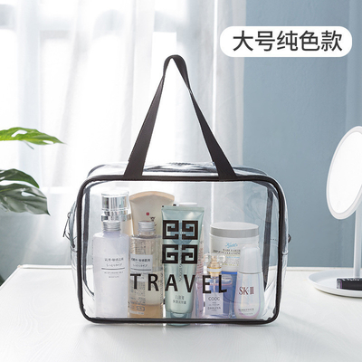 TASCHETTA di deposito in PVC trasparente PORTABLE INTERNET CELEBRITY PORTABLE impermeabile TASCHETTA di toalettino cosmetici multifunzionale grande