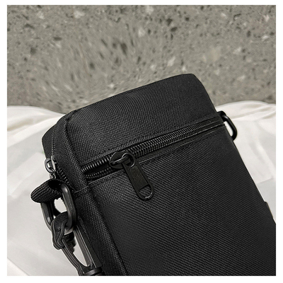 Semplice OXFORD PELLE Casual BACCHETTO PER UOMO Semplice colore solido TELEFONO MOBILE BACCHETTO CON UN'UNICA SPAGLERA