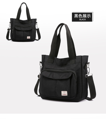 2024 NUOVO ATMOSFERICO BORSA DI MAMMA GRANDE Capacità SINGLE SCOLA MANO BORSA BORSA TESTA DI NYLON TECNICA Casual spalla femminile