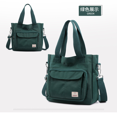 2024 NUOVO ATMOSFERICO BORSA DI MAMMA GRANDE Capacità SINGLE SCOLA MANO BORSA BORSA TESTA DI NYLON TECNICA Casual spalla femminile