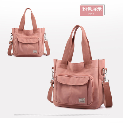 2024 NUOVO ATMOSFERICO BORSA DI MAMMA GRANDE Capacità SINGLE SCOLA MANO BORSA BORSA TESTA DI NYLON TECNICA Casual spalla femminile