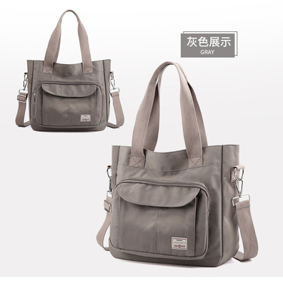 2024 NUOVO ATMOSFERICO BORSA DI MAMMA GRANDE Capacità SINGLE SCOLA MANO BORSA BORSA TESTA DI NYLON TECNICA Casual spalla femminile