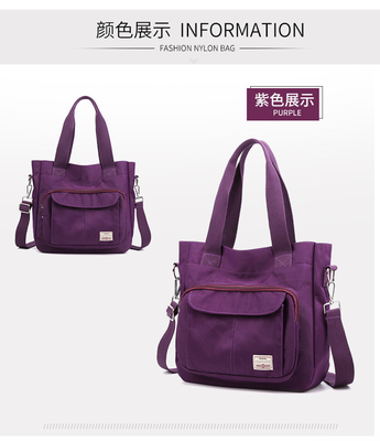 2024 NUOVO ATMOSFERICO BORSA DI MAMMA GRANDE Capacità SINGLE SCOLA MANO BORSA BORSA TESTA DI NYLON TECNICA Casual spalla femminile