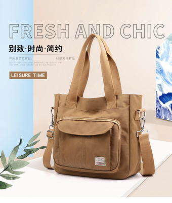 2024 NUOVO ATMOSFERICO BORSA DI MAMMA GRANDE Capacità SINGLE SCOLA MANO BORSA BORSA TESTA DI NYLON TECNICA Casual spalla femminile