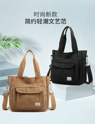 2024 NUOVO ATMOSFERICO BORSA DI MAMMA GRANDE Capacità SINGLE SCOLA MANO BORSA BORSA TESTA DI NYLON TECNICA Casual spalla femminile