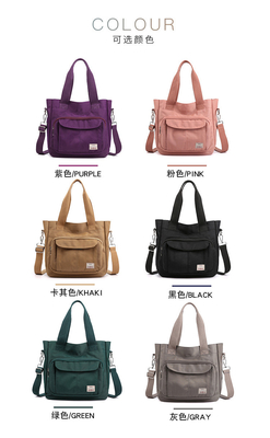 2024 NUOVO ATMOSFERICO BORSA DI MAMMA GRANDE Capacità SINGLE SCOLA MANO BORSA BORSA TESTA DI NYLON TECNICA Casual spalla femminile