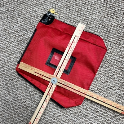 BORSA DI BANCO EXPLOSIVO TRANSFONDARIALE BORSA ZIPPER BORSA ROSSA NYLON BORSA DI Sicurezza BORSA MEDICINA BORSA DI ARMA BORSA AMMO