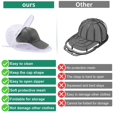 Bassa per la pulizia del cappello da baseball con cappello