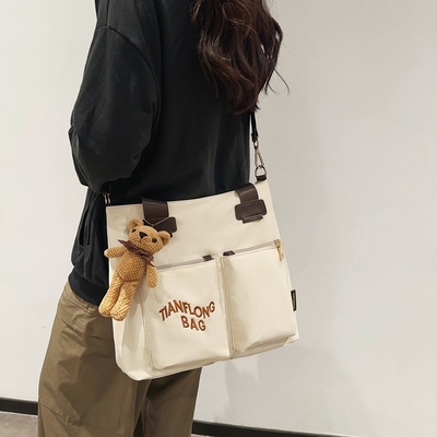 Canvas TOTE BAG STREET FASHION GRANDE Capacità BORSA DELLA SPALLA Classe UOMO E DONNA BORSA BORSA BORSA BORSA BORSA BORSA