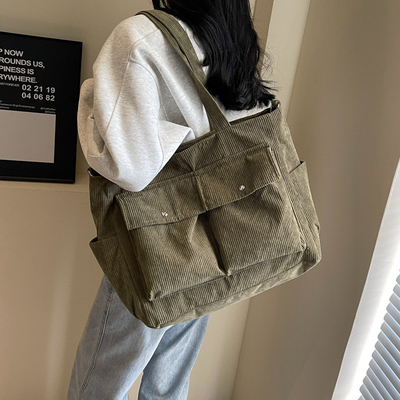 Canvas TOTE BAG STREET FASHION GRANDE Capacità BORSA DELLA SPALLA Classe UOMO E DONNA BORSA BORSA BORSA BORSA BORSA BORSA