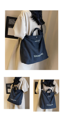 Canvas TOTE BAG STREET FASHION GRANDE Capacità BORSA DELLA SPALLA Classe UOMO E DONNA BORSA BORSA BORSA BORSA BORSA BORSA