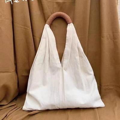 FASHION FRANCESE VINTAGE cotone BORSA di lino HARAJUKU STYLE SINGLE SPALLE CANVAS BORSA MORI SISTEMA GRANDE Capacità