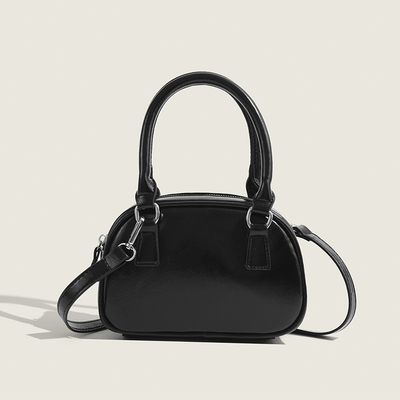 Nuova moda borsa da mano coreana retro PU borsa da corpo piccolo borsa da bocce crossbody borsa da bowling donne
