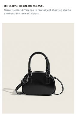 Nuova moda borsa da mano coreana retro PU borsa da corpo piccolo borsa da bocce crossbody borsa da bowling donne