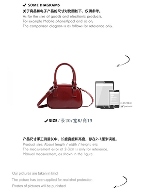 Nuova moda borsa da mano coreana retro PU borsa da corpo piccolo borsa da bocce crossbody borsa da bowling donne